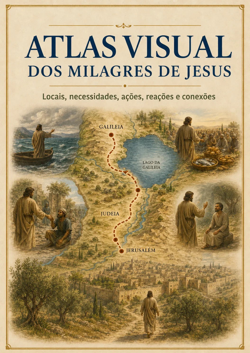Capa do Atlas Visual dos Milagres de Jesus